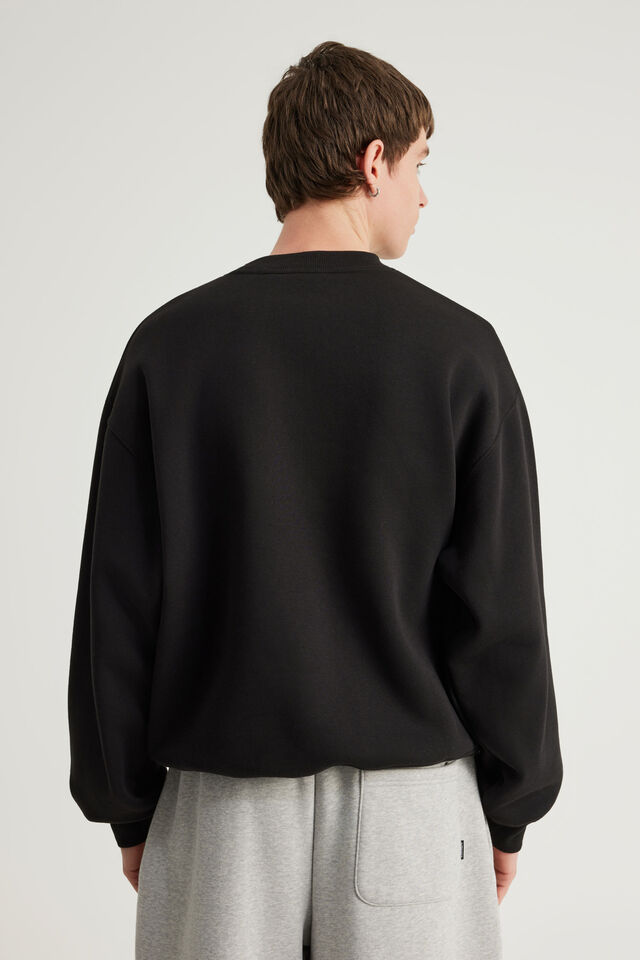 Authentics Boxy Crew, BLACK