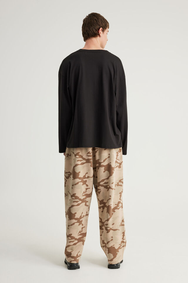Barrel Leg Track Pant, OG MUTED CAMO