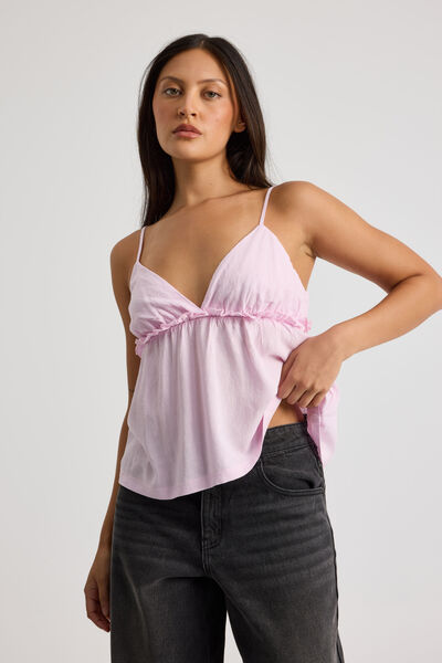 Belle Frill Cami, PALE LILAC