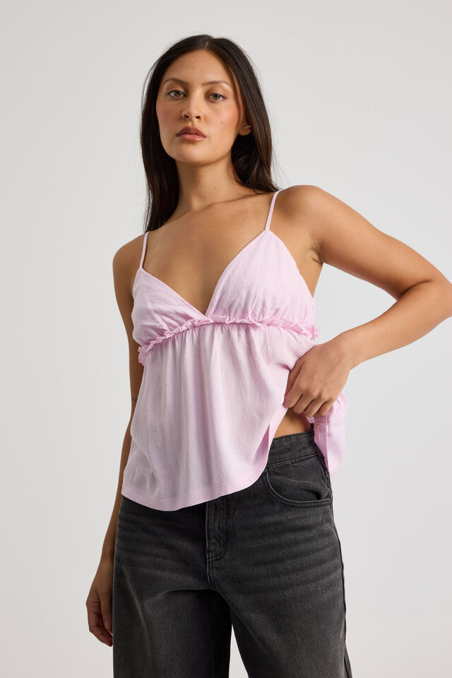 Belle Frill Cami, PALE LILAC