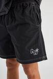 Half Half New Street Short, BLACK/CONTRAST STITCH - alternate image 4