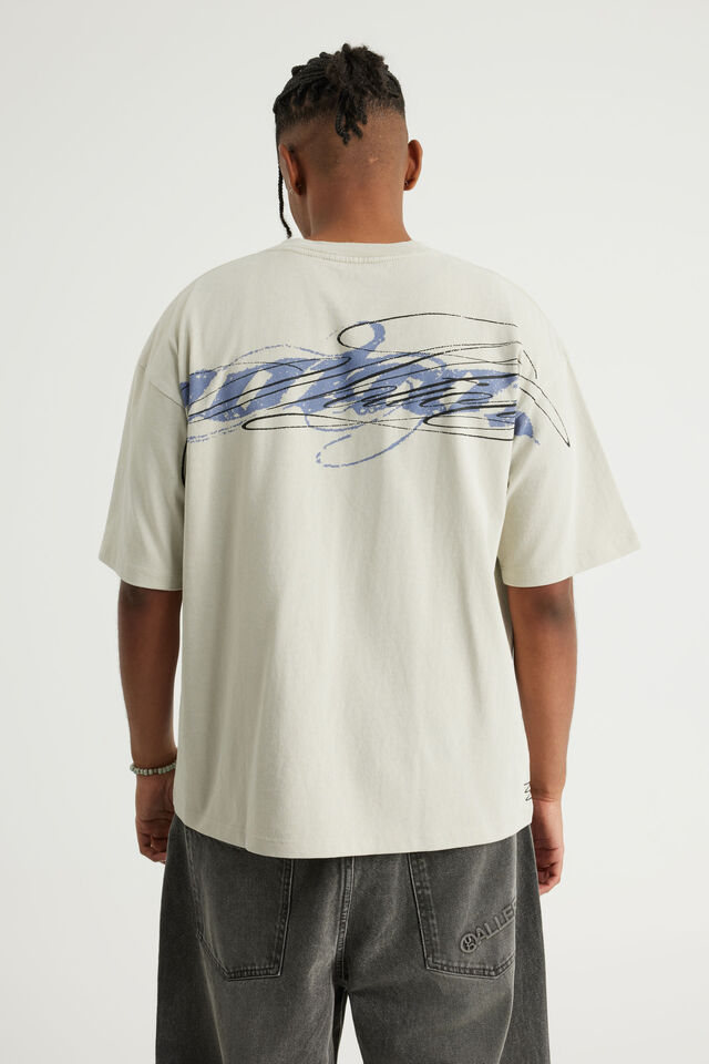 Notion Vintage Graphic Tshirt, NTN WASHED PEBBLE/SUPERSCRIPT