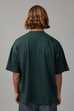 Heavy Weight Box Fit Graphic Tshirt, UC IVY GREEN/LA BADGE - alternate image 3