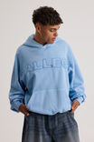 Open Gallery Hoodie, OG WASHED BLUE MIST/GALLERY HEADLINE - alternate image 4