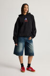 Sonic X Half Half Hoodie, LCN SEG BLACK/PIXEL SONIC - alternate image 5