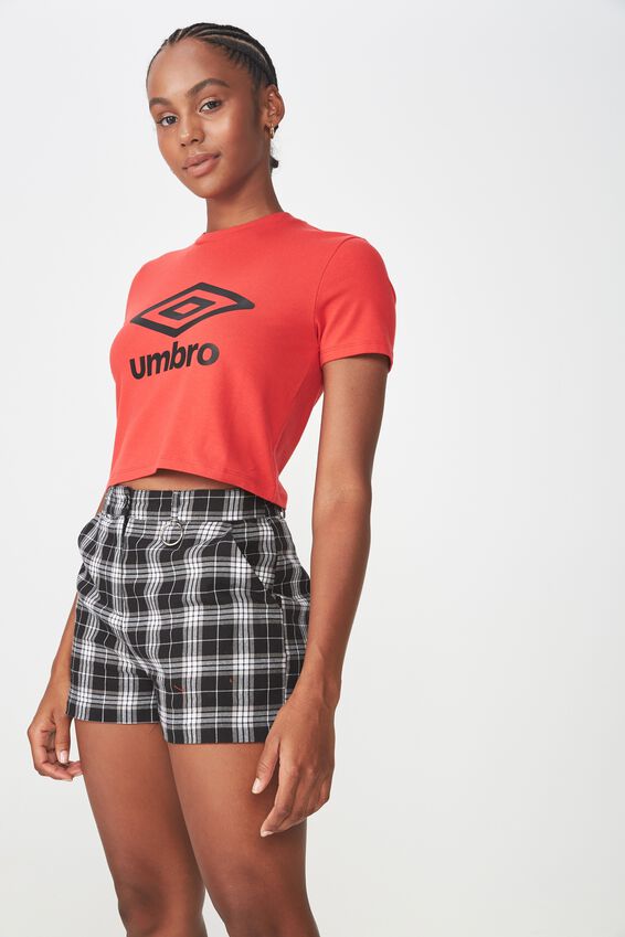Umbro Lcn Fitted T Shirt, LYCHEE