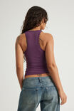 Snatched Racer Tank, GRAPE - example image 3