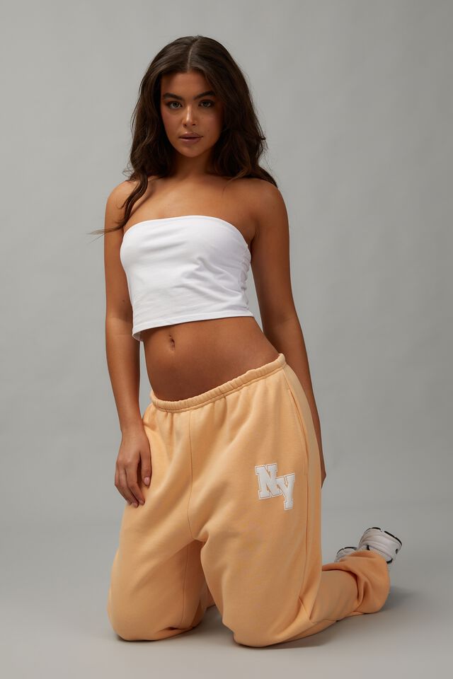 Baggy Trackpant, PEACHY PUFF/NY