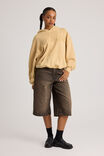 Open Gallery Hoodie, OG WASHED DUSTY TUMERIC/GALLERY HEADLINE - alternate image 6