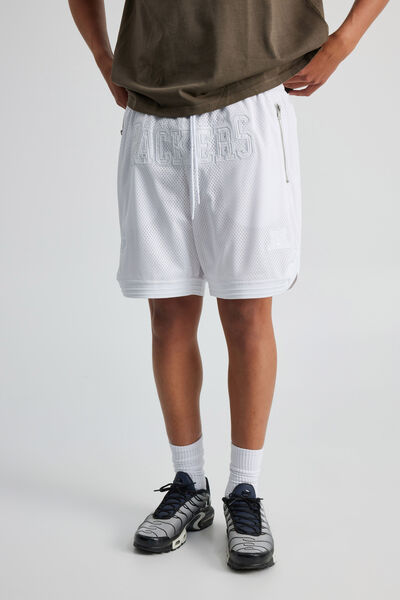 Nfl Basketball Short, LCN NFL WHITE/PACKERS STEALTH