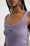 Open Gallery Rib Tank, WASHED PURPLE HAZE/OG - alternate image 4