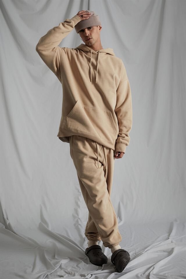 Original Oversized Hoodie, ALMOND