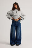 Mega Baggy Jean, DEEP BLUE - alternate image 2