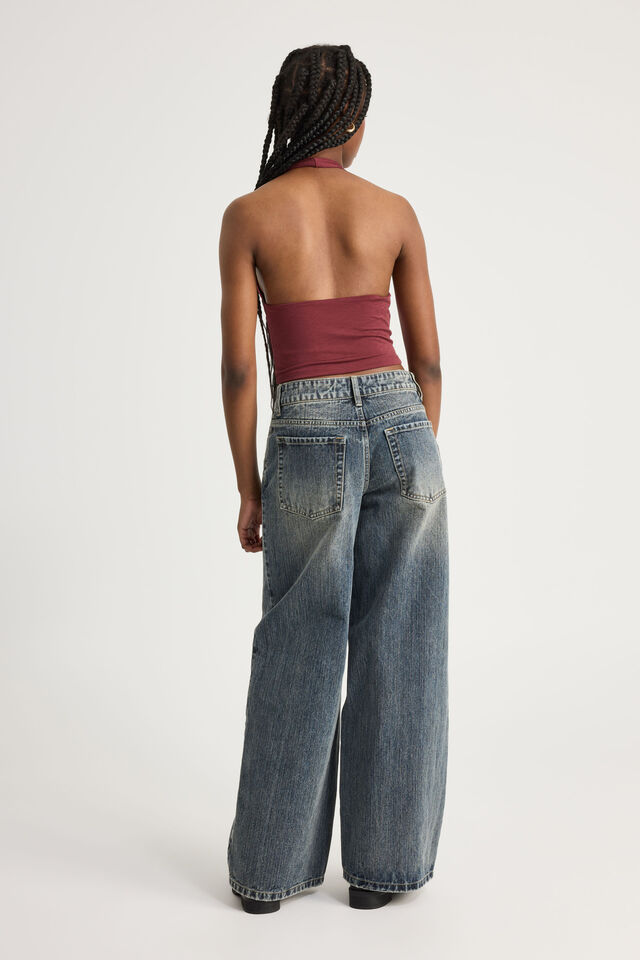 Mid Rise Baggy Jean, SUNSET INDIGO