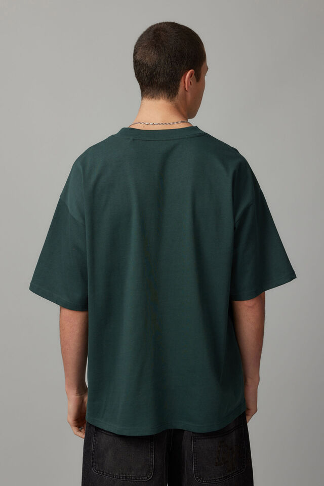 Heavy Weight Box Fit Graphic Tshirt, OG IVY GREEN/GARDEN STATE