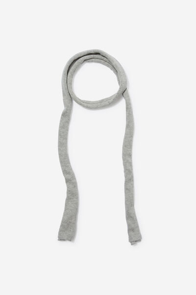 Day To Night Knit Scarf, GREY MARLE