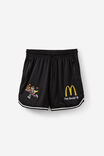 Mcdonalds Basketball Short, LCN MCD BLACK/MCDONALDS GOLDEN ARCHES - alternate image 1
