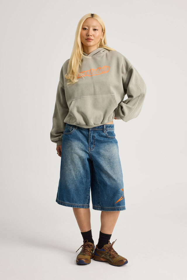 Chloe Hoodie, WASHED SUNBLEACHED KHAKI/NOSTALGIA