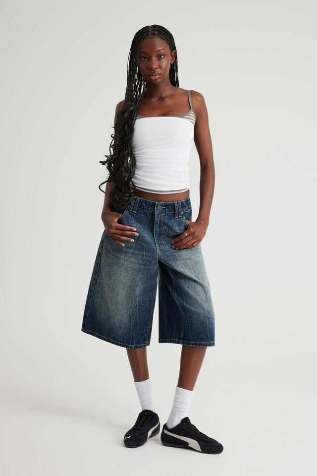 Mega Baggy Jort, DARKNESS INDIGO