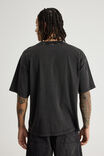 Box Fit Music Merch T Shirt, LCN PRO WASHED BLACK/METALLICA CLASSIC - alternate image 3