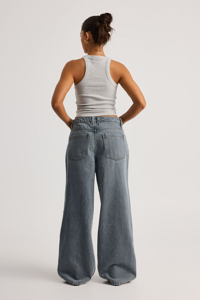 Slouchy Relaxed Jean, ALASKAN GREY