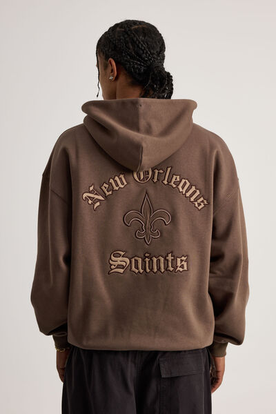Nfl Hoodie, LCN NFL WASHED CEDAR/NEW ORLEANS SAINTS