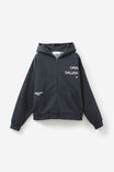 Open Gallery Zip Thru Hoodie, OG WASHED ICED LAGOON/LIVING IDEAS - alternate image 1