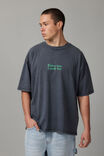 Box Fit Music Merch T Shirt, LCN MT WASHED SLATE/ICE CUBE EDITORIAL - alternate image 2