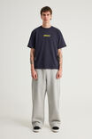 Half Half Heavyweight Core Fit Tshirt, HH NAVY BLAZER/PILL - example image 2