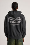 Notion Hoodie, NTN WASHED BLACK/CHROME - alternate image 1