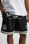 Nfl Basketball Short, LCN NFL BLACK/RAIDERS CURVE CLASSIC - alternate image 4