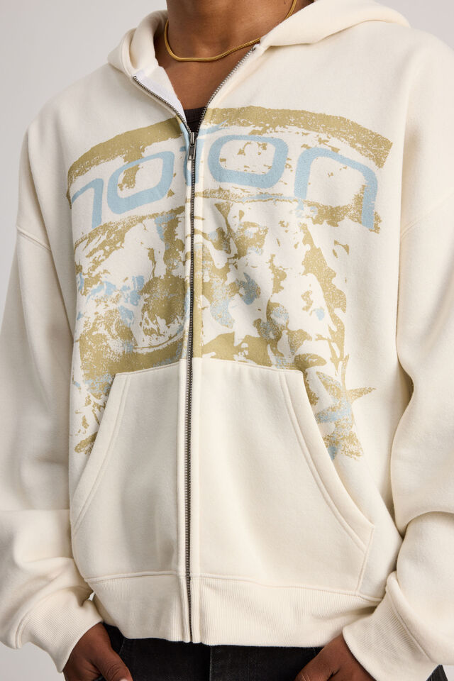Notion Zip Thru Hoodie, NTN VANILLA/TONAL ETHEREAL