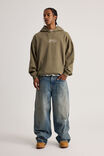 Ford Hoodie, LCN FOR WASHED DUSTY KHAKI/FORD MOTOR COMPANY - alternate image 2