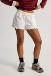 Bridget Broderie Short, WHITE - alternate image 1