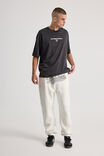 Nfl Track Pant, LCN NFL EGGSHELL/RAIDERS PATCH - alternate image 2