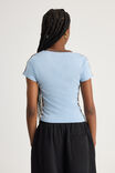 Fitted Graphic Tee, BLUE MIST/MUD NTN - alternate image 3