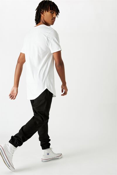 Cuffed Pant, BLACK