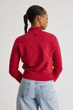 Fila Lcn Zip Through Track Top, SCOOTER RED/FILA BIELLA ITALIA 11 - alternate image 3