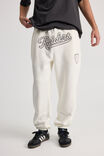 Nfl Track Pant, LCN NFL EGGSHELL/RAIDERS PATCH - alternate image 1