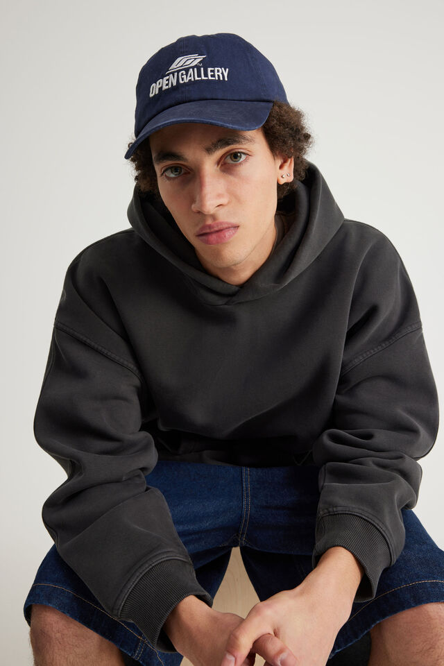 Open Gallery Dreamer Emb Dad Cap, OPEN GALLER NAVY WHT EMB