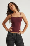 Snatched Cami, BORDEAUX - alternate image 4