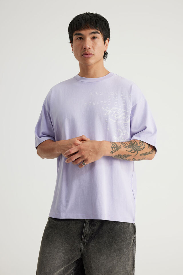 Notion Vintage Graphic Tshirt, NTN WASHED CRISP LILAC/WORKSHOP SUPPLIES