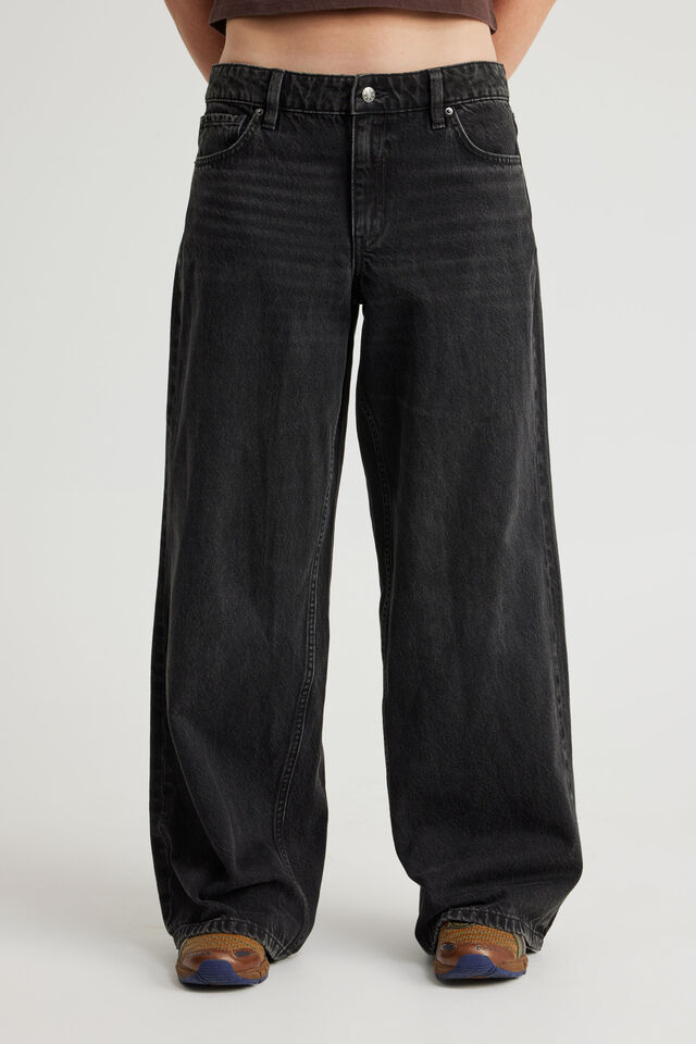 Mid Rise Baggy Jean, BACKSTAGE BLACK