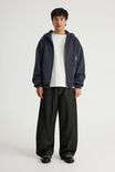 Open Gallery Zip Thru Hoodie, OG NAVY PINSTRIPE/GALLERY - example image 2