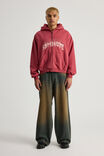 Marvel  Zip Thru Hoodie, LCN MAR TUSCAN RED/CARNAGE - alternate image 2
