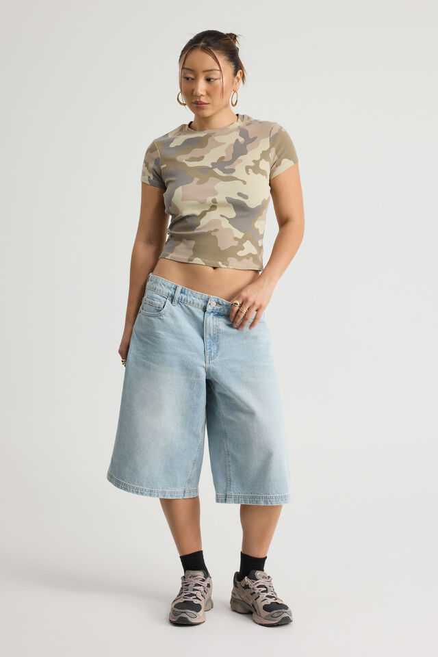 Mega Baggy Jort, OCEAN BLUE
