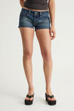 Tumblr Super Low Booty Short, FIRE ANGEL BLUE/ANGELIC - example image 4