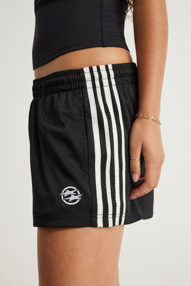 Micro Bball Short, BLACK_WHITE_MESH