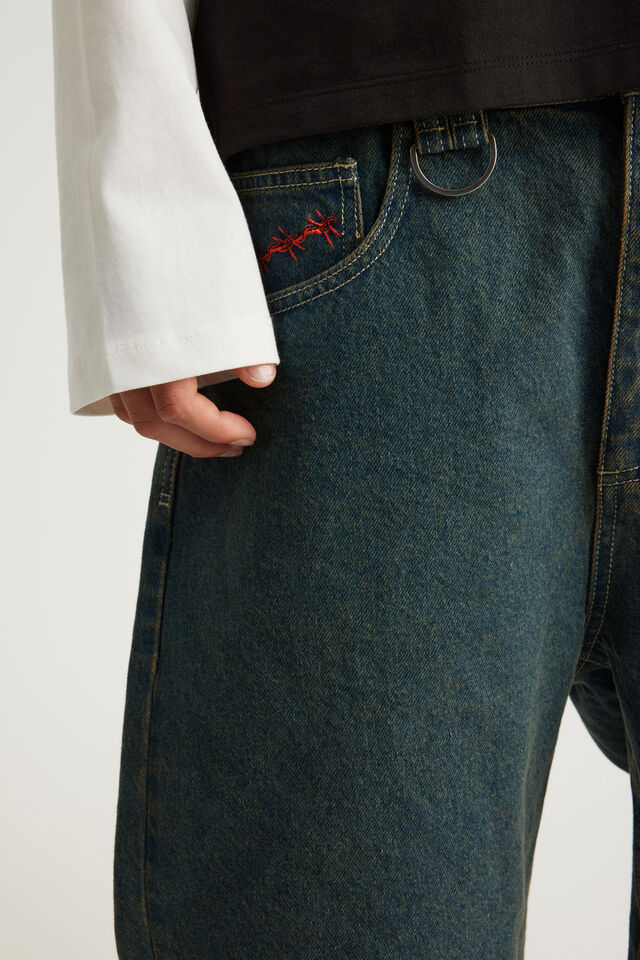 Notion Baggy Denim Short, GARAGE BLUE/GRAPHIC