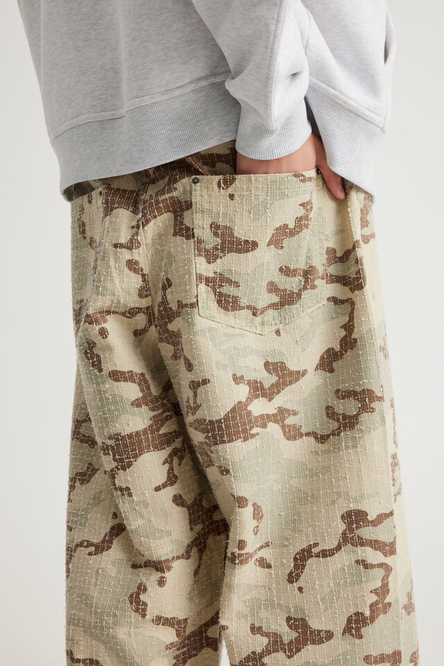 Open Gallery Baggy Jean, SAND CAMO